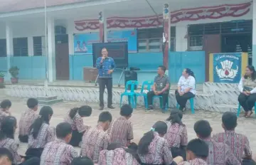 BPBD Humbahas Sosialisasikan Kesiapsiagaan Bencana ke Pelajar