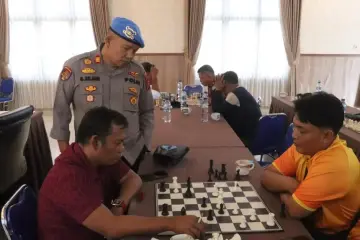 HUT Bhayangkara ke-80, Polres Simalungun Gelar Lomba Catur