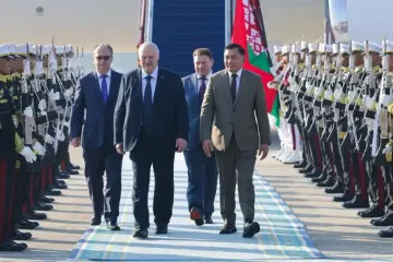Menhan RI Sambut Presiden Belarus, Perkuat Hubungan Persahabatan Indonesia–Belarus