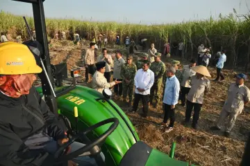 Presiden RI Pimpin Panen Raya Serentak Bersama TNI