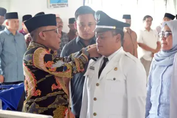 Lantik 35 Pejabat di Tapteng, Bupati Masinton: Tingkatkan Pelayanan Publik