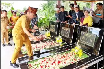 Makam Djasamen Saragih, Sosok dokter Pertama Asal Simalungun Diresmikan