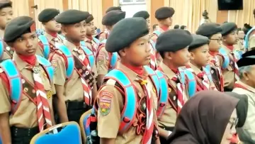 Anggota Pramuka Simalungun Ikuti Jambore Nasional ke-XII di Cibubur
