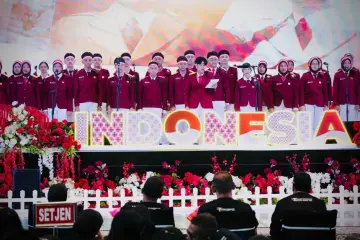 Kamipun Ingin Merdeka, Puisi Anak Sekolah Rakyat Saat Tampil di Kemensos