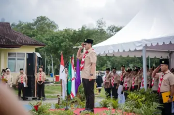 Rico Waas Lepas Kontingen Pramuka Medan ke Jamnas XII: Jaga Nama Baik Kota, Bangun Jejaring, Bawa Pulang Pengalaman