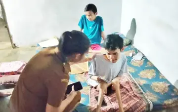 Terima Laporan, Dinkes Simalungun Bantu Dua Bersaudara Penderita DMD di Dolok Batu Nanggar