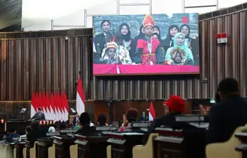 Dari Papua hingga Nusa Tenggara, Penerima Manfaat Saksikan Langsung Pidato Kenegaraan Presiden Prabowo