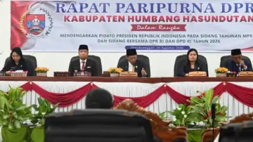 Bupati Oloan dan Forkopimda Humbahas Dengarkan Pidato Kenegaraan Presiden di DPRD