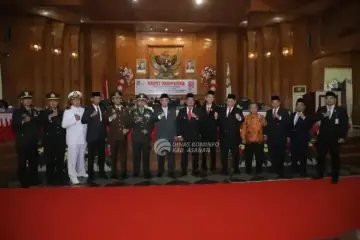 Wakil Bupati Asahan Dengarkan Pidato Kenegaraan Presiden RI dalam Rangka HUT ke-81 Kemerdekaan RI