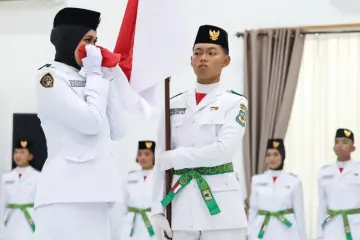 Anggota Paskibraka Kota Siantar 2026 Dikukuhkan
