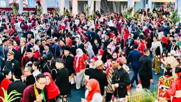 Antusiasme Masyarakat Warnai HUT ke-81 Kemerdekaan RI di Istana, Suvenir dan Jamuan Rakyat Tinggalkan Kesan Mendalam