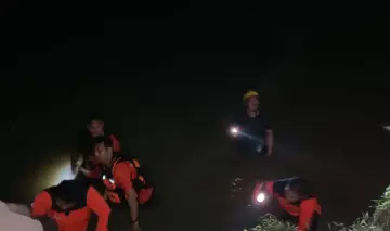 Bocah 8 Tahun Hanyut di Sungai Tanjung Pinggir, Tim Gabungan Masih Lakukan Pencarian