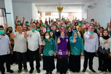 Ketua TP PKK Asahan Hadiri Kegiatan Tracing TBC Terintegrasi dengan CKG di Kecamatan Meranti