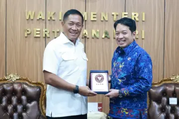 Wamenhan RI Terima Audiensi BPS Bahas Sensus Ekonomi dan Keamanan Data Nasional
