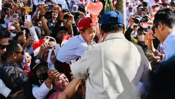 Sambutan Hangat Masyarakat Gumi Mekepung untuk Presiden Prabowo