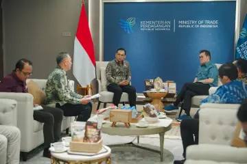 Mendag Menerima Audiensi Bupati Seluma