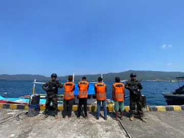 KKP Tangkap Kapal Ikan Filipina dan Tertibkan 25 Unit Rumpon Ilegal di Perairan Perbatasan