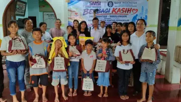 Jelang Pelantikan, SMSI Siantar Simalungun Gandeng Bank Indonesia Pematangsiantar Berbagi Kasih di Panti Asuhan