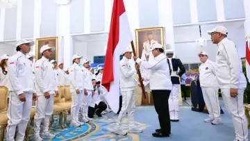 Presiden Prabowo Lepas Kontingen Indonesia Menuju Asian Games XX Aichi-Nagoya 2026