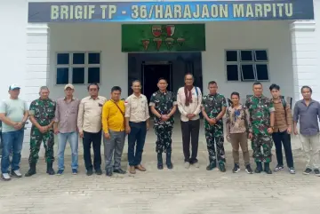 Dukung Ketahanan Pangan, Gerak 08 Sumut dan Brigif TP 36 Harajaon Marpitu Jalin Sinergitas