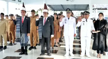 45 Pejabat Pimpinan Tinggi, Administrator dan Pengawas Pemkab Simalungun Dilantik