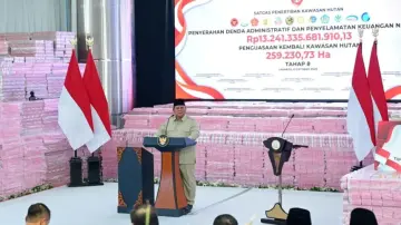 Presiden Prabowo Apresiasi Satgas PKH, Selamatkan 6,2 Juta Hektare Hutan Senilai Hampir Rp400 Triliun