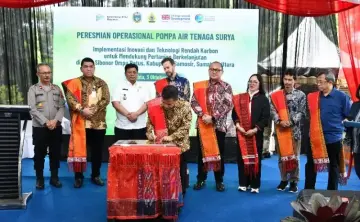 PATS Samosir Diresmikan, Energi Surya Dukung Pertanian Rendah Karbon dan Ketahanan Pangan