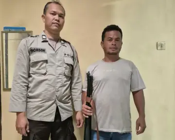 Tersulut Emosi Saat Minum Tuak, Pria di Simalungun Tembak Tetangganya dengan Senapan Angin
