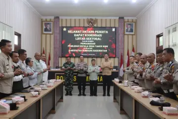 Polres Humbahas Gelar Rakor Lintas Sektoral Matangkan Pengamanan Pilkades Serentak 2026
