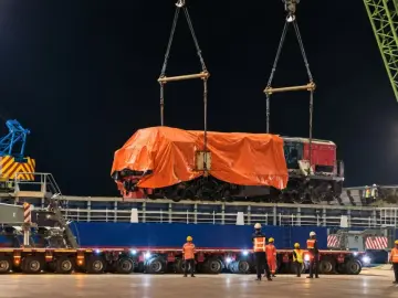 3 Lokomotif CC201 Tiba di Belawan, Perkuat Armada Kereta Api Sumut
