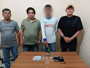Polsek Dolok Batu Nanggar Amankan Pemilik Sabu, 3,55 Gram Disita