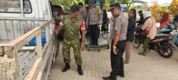 Cegah Kelangkaan dan Penyalahgunaan BBM, Polsek Ambuau Indah Bersama TNI Pantau Stok dan Distribusi BBM di SPBU Lasalimu