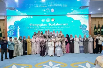 Pengajian PKK dan DWP Sumut, Perempuan Diajak Perkuat Ketahanan Keluarga dan Organisasi