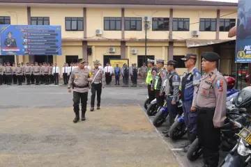 Kapolres Pematangsiantar Pimpin Apel Gelar Pasukan Operasi Patuh Toba 2026