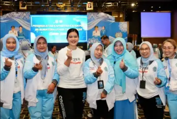 Ketua TP. PKK Kota Binjai Ikuti Outbound Puncak HKG PKK Ke-54 Sumatera Utara