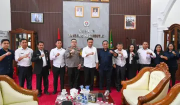 Bupati Humbahas Terima Kunjungan BNN Kota Pematangsiantar