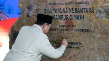 Presiden Prabowo Resmikan SMA Taruna Nusantara Kampus Cimahi